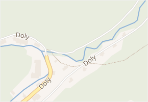 Doly v obci Bohdašín - mapa ulice