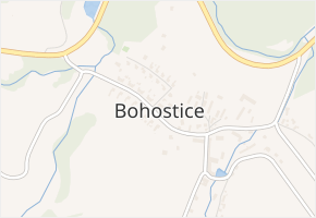 Bohostice v obci Bohostice - mapa části obce