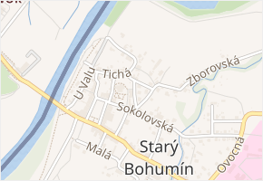 Farská v obci Bohumín - mapa ulice