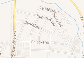 Jiráskova v obci Bohumín - mapa ulice