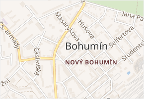 Kostelní v obci Bohumín - mapa ulice