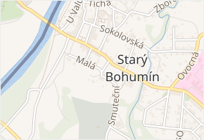 Malá v obci Bohumín - mapa ulice