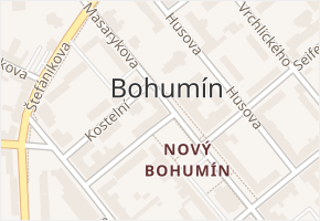 Masarykova v obci Bohumín - mapa ulice
