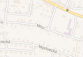 Míru v obci Bohumín - mapa ulice