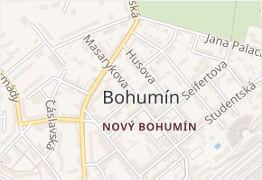 Na Chodníku v obci Bohumín - mapa ulice