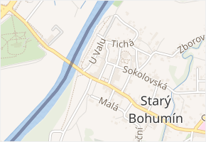 nám. Svobody v obci Bohumín - mapa ulice