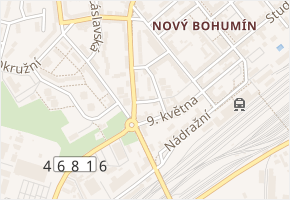 Příční v obci Bohumín - mapa ulice