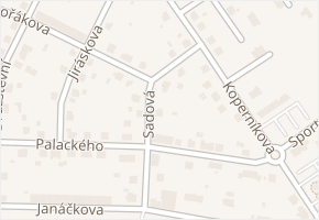 Sadová v obci Bohumín - mapa ulice