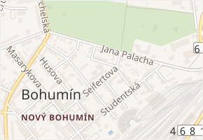 Seifertova v obci Bohumín - mapa ulice