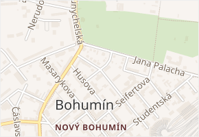 Smetanova v obci Bohumín - mapa ulice