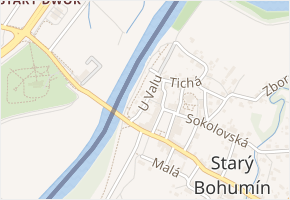 U Valu v obci Bohumín - mapa ulice