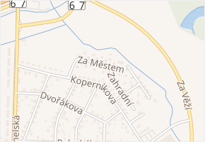Za Městem v obci Bohumín - mapa ulice