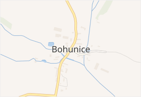 Bohunice v obci Bohunice - mapa části obce