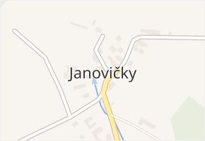 Janovičky v obci Bohuňov - mapa části obce