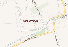 Na zahrádkách v obci Bohuňovice - mapa ulice
