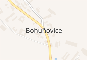 Bohuňovice v obci Bohuňovice - mapa části obce
