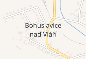 Bohuslavice nad Vláří v obci Bohuslavice nad Vláří - mapa části obce