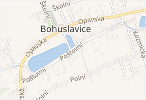 Poštovní v obci Bohuslavice - mapa ulice
