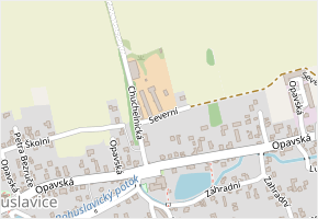 Severní v obci Bohuslavice - mapa ulice