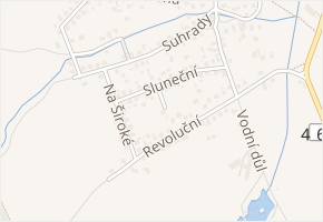 Sluneční v obci Bohuslavice - mapa ulice
