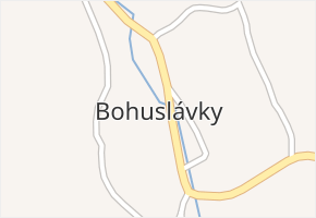 Bohuslávky v obci Bohuslávky - mapa části obce