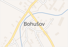Bohušov v obci Bohušov - mapa části obce