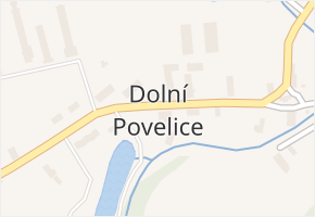 Dolní Povelice v obci Bohušov - mapa části obce