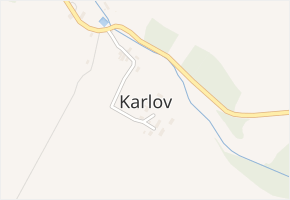 Karlov v obci Bohušov - mapa části obce