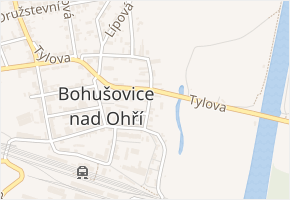 Dlouhá v obci Bohušovice nad Ohří - mapa ulice