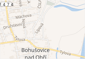 Havlíčkova v obci Bohušovice nad Ohří - mapa ulice