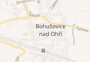 Komenského v obci Bohušovice nad Ohří - mapa ulice