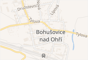 Tyršova v obci Bohušovice nad Ohří - mapa ulice