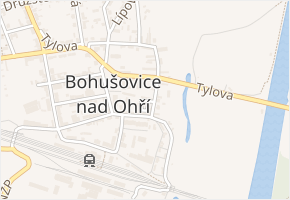 Ve dvoře v obci Bohušovice nad Ohří - mapa ulice