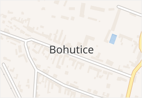 Bohutice v obci Bohutice - mapa části obce