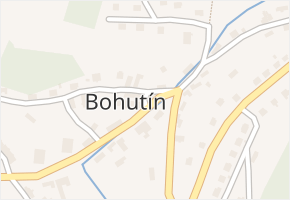 Bohutín v obci Bohutín - mapa části obce