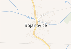 Bojanovice v obci Bojanovice - mapa části obce