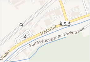 Nádražní v obci Bojkovice - mapa ulice