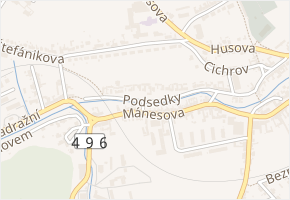 Podsedky v obci Bojkovice - mapa ulice