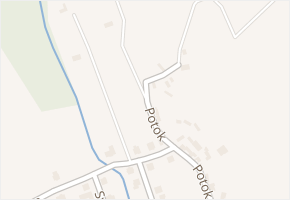 Potok v obci Bojkovice - mapa ulice