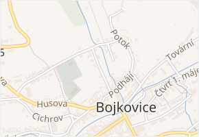 Svatopluka Čecha v obci Bojkovice - mapa ulice