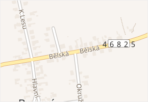 Bělská v obci Bolatice - mapa ulice