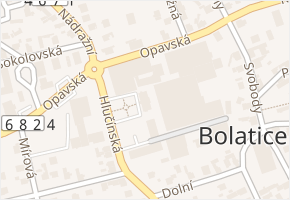 Hlučínská v obci Bolatice - mapa ulice