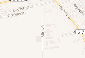 Mírová v obci Bolatice - mapa ulice