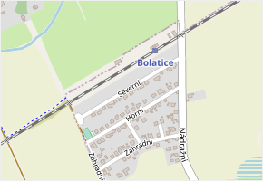 Severní v obci Bolatice - mapa ulice