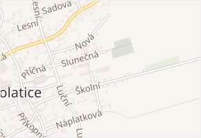 Školní v obci Bolatice - mapa ulice