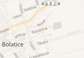 Slunečná v obci Bolatice - mapa ulice