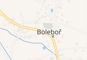 Boleboř v obci Boleboř - mapa části obce