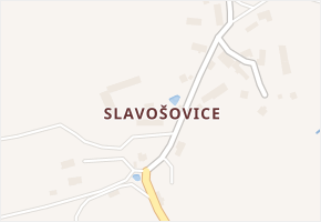 Slavošovice v obci Bolešiny - mapa části obce