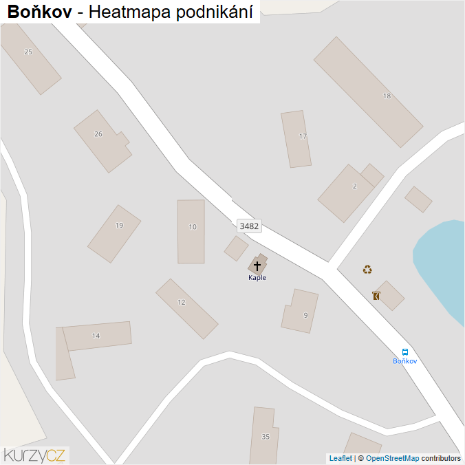 Mapa Boňkov - Firmy v obci.