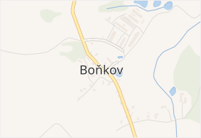 Boňkov v obci Boňkov - mapa části obce